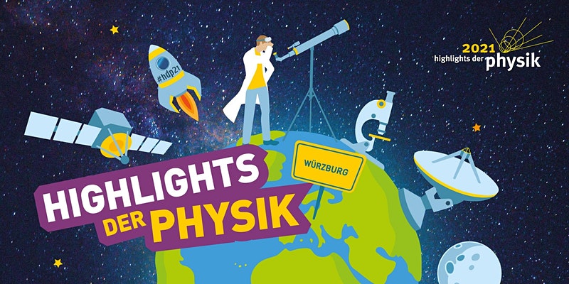 Banner für Highlights der Physik in Würzburg